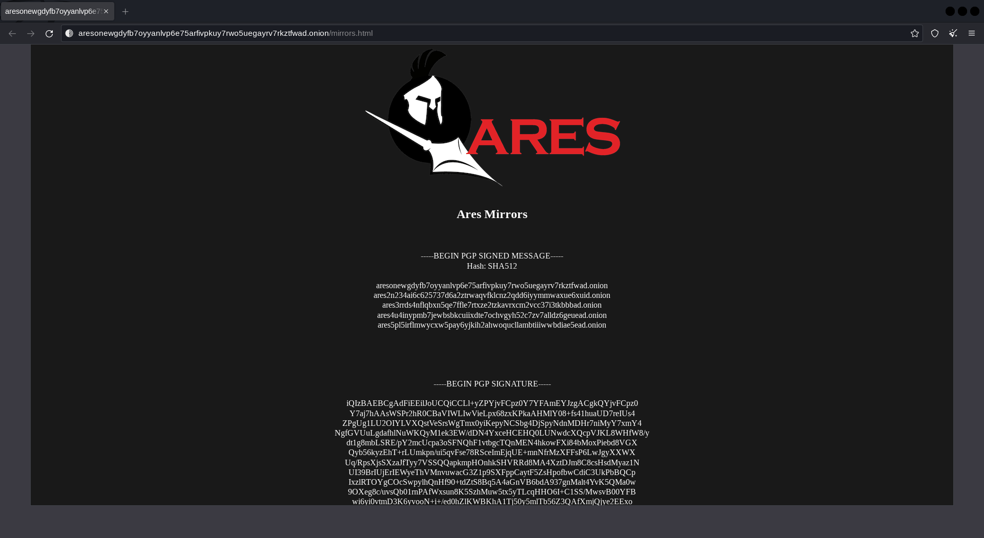 Ares Market Link Ares Url Ares market Onion darknet marketplace